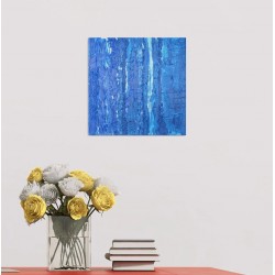 En bleu - Bridg' : Acrylique sur toile - Galerie Arnaud