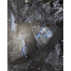 De bruit et de fureur - Benoit Guerin : Acrylique sur toile - Galerie Arnaud