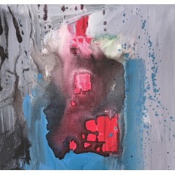 La porte rouge - Benoit Guerin : Acrylique sur toile - Galerie Arnaud