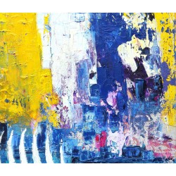 Regates sous l'orage - F Laine : Huile sur toile - Galerie Arnaud