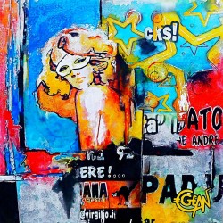 Jardin secret - Claude Gean : Huile sur toile - Galerie Arnaud