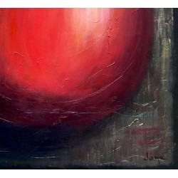 La pomme - Dane : Acrylique sur toile - Galerie Arnaud
