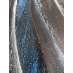 Blue ritournelle - MariBen : Acrylique sur toile - Galerie Antoine