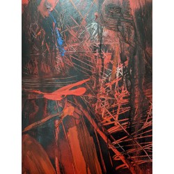 Les rivieres pourpres - Benoit Guerin : Acrylique sur toile - Galerie Arnaud
