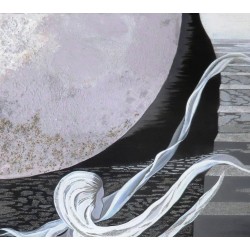 Cheminements lunaires - Mileg : Acrylique sur toile - Galerie Arnaud