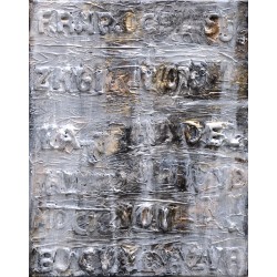 Lettre d'espoir - Bridg' : Acrylique sur toile - Galerie Arnaud
