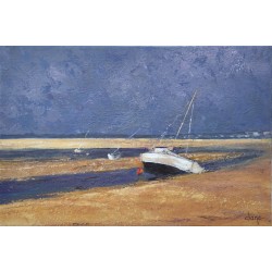 Le voilier... - Dane : acrylique sur toile - Galerie Arnaud