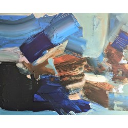 Entre terre et mer- Benoit Guerin : Acrylique sur toile - Galerie Antoine