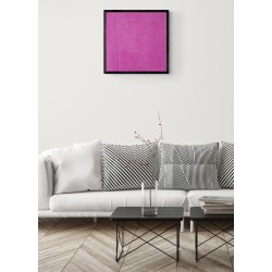 Monochrome en rose - Bridg' : Acrylique sur toile - Galerie Arnaud