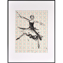 Ballerina II - Marcela Zemanova : Encre sur papier - Galerie Antoine