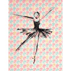 Ballerina III - Marcela Zemanova : Encre sur papier - Galerie Antoine
