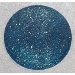 Ciel étoile - Fontanas : Acrylique sur toile - Galerie Arnaud