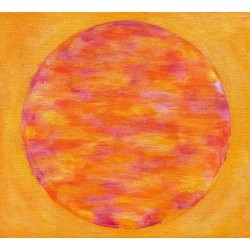 Coucher de soleil - Fontanas : Acrylique sur toile - Galerie Antoine