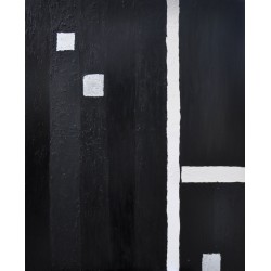 Black graphic - Bridg' : Acrylique sur toile - Galerie Arnaud