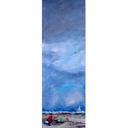 En bord de mer - Liliane Paumier : Peinture Acrylique sur Toile - Galerie Arnaud
