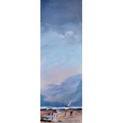 En bord de mer - Liliane Paumier : Peinture Acrylique sur Toile - Galerie Arnaud