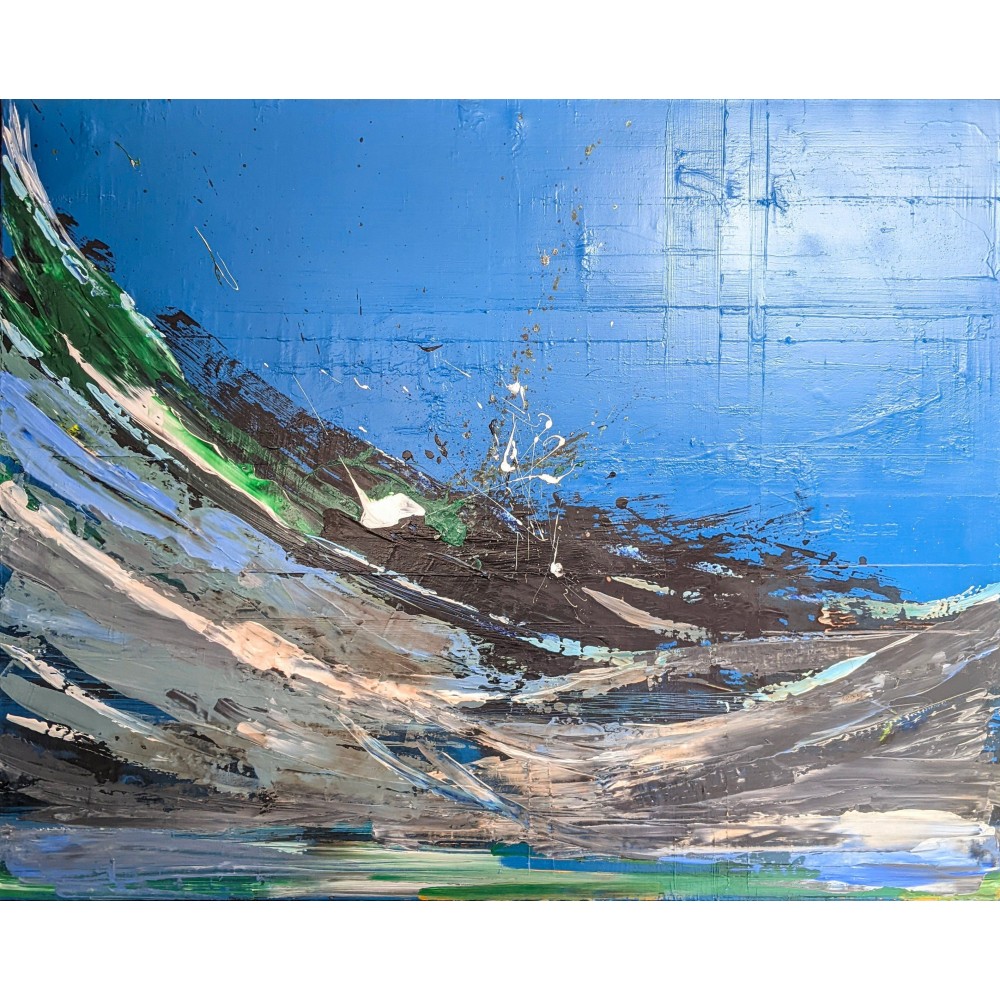 La vague - Benoit Guerin : Acrylique sur toile - Galerie Arnaud