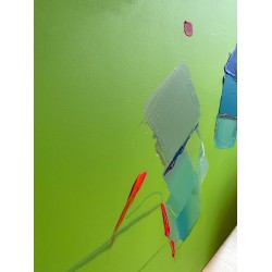 La casita - Ellie Sanchez-Galiano : Acrylique sur toile - Galerie Arnaud