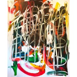 Gesticulation - Ellie Sanchez-Galiano : Acrylique sur toile - Galerie Arnaud