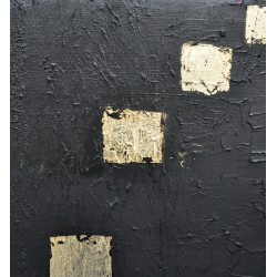 Black graphic III- Bridg' : Acrylique sur toile - Galerie Arnaud, La Rochelle