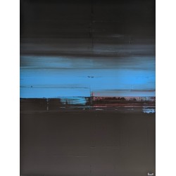 Coucher de soleil - Benoit Guerin : Acrylique sur toile - Galerie Arnaud, la rochelle