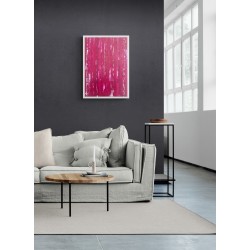 AB pink - Bridg' : Acrylique sur toile - Galerie Arnaud la rochelle
