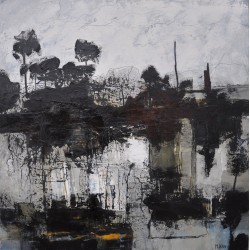 Paysage - Michèle Klur : Acrylique sur toile - Galerie Arnaud, galerie d'art La Rochelle