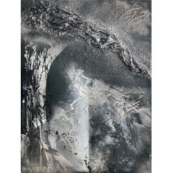 The cold sun - L-Ezekielle : Huile et acrylique sur toile - Galerie Arnaud