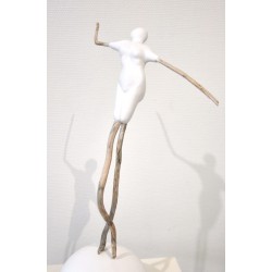 Posture - Pierrette Dijonneau : Platre modelé - Galerie Arnaud La Rochelle