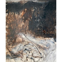 Les arbres cachaient la lumiere - L-Ezekielle : Huile et acrylique sur toile - Galerie Arnaud