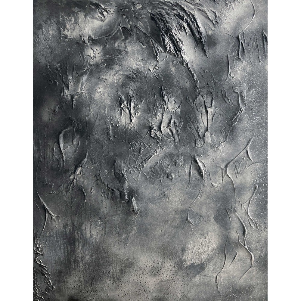 sous la neige - L-Ezekielle : Huile et acrylique sur toile - Galerie Arnaud