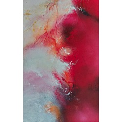 L’étreinte du phénix - Milla Laborde : Acrylique sur toile- Galerie Arnaud la rochelle