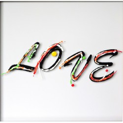 Love - Rita Vandenherrewegen : Acrylique sur plexiglas - Galerie Arnaud