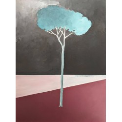 Le Solitaire - Benoit Guerin : Acrylique sur toile - Galerie Arnaud, la rochelle