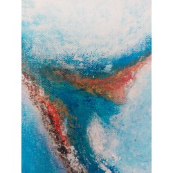Vue du ciel 1 - Milla Laborde : Acrylique sur toile- Galerie Arnaud la rochelle
