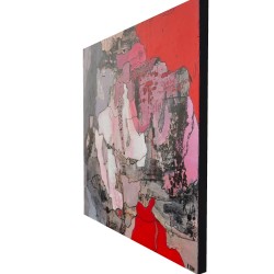 Terre brulée - Michèle Klur : Acrylique sur toile - Galerie Arnaud, galerie d'art La Rochelle