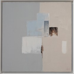 La douceur d’un ciel d’hiver - Sylvie B. : Acrylique sur toile - Galerie Arnaud, la rochelle