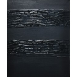 M-black - Bridg' : Acrylique sur toile - Galerie Arnaud la rochelle
