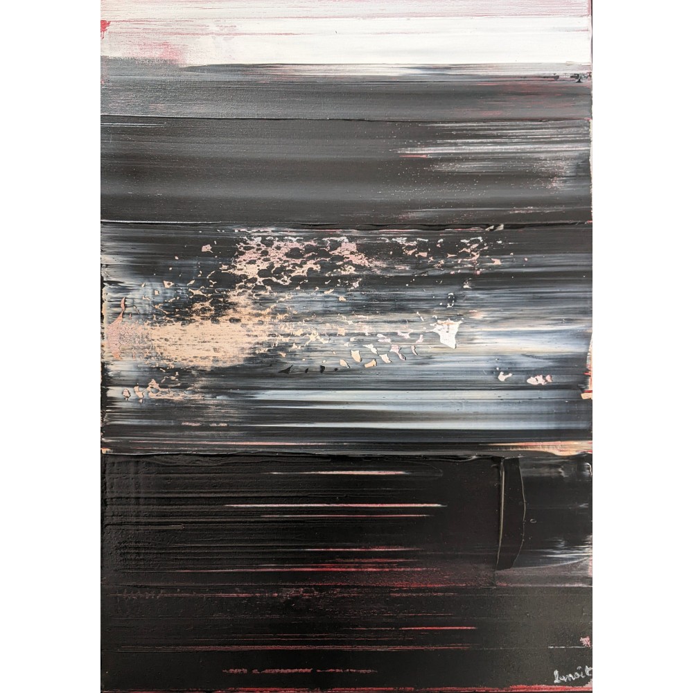 Black storm - Benoit Guerin : Acrylique sur toile - Galerie Arnaud