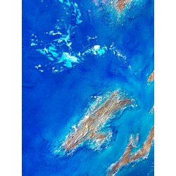Mes îles rêvées - Milla Laborde : Acrylique sur toile- Galerie Arnaud