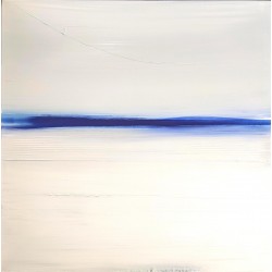 Mer, Bleu Cobalt - Benoit Guerin : Acrylique sur toile - Galerie Arnaud