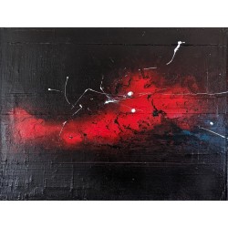 Cosmic Storm - Benoit Guerin : Acrylique sur toile - Galerie Arnaud