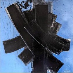 The Black tree - Benoit Guerin : Acrylique sur toile - Galerie Arnaud