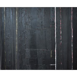 En noir - Bridg' : Acrylique sur toile - Galerie Antoine